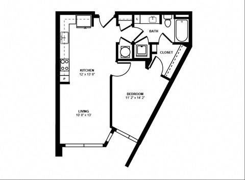A1G_1 BD 1 Bath_659sqft.